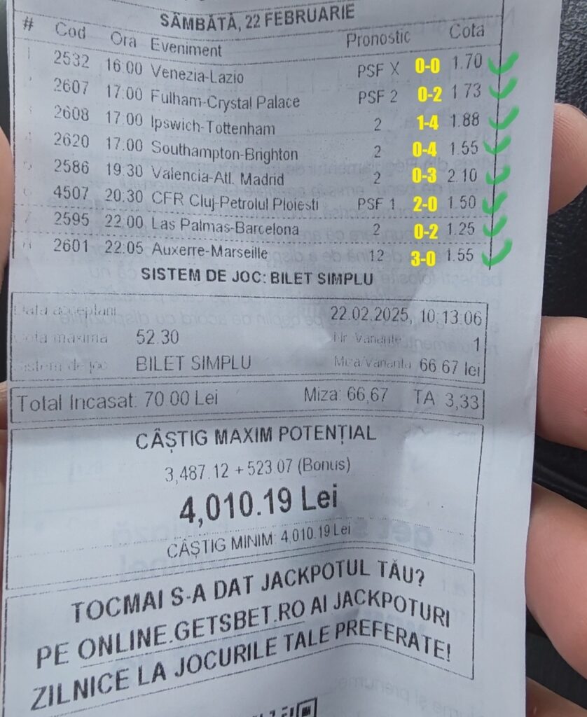 cota uriasa 52.30